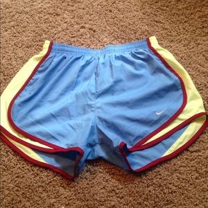 Blue nike shorts